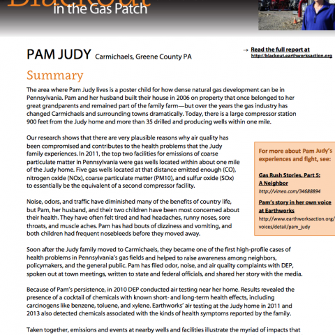 Blackout Case Study 1 - Pam Judy