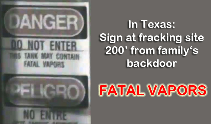 Fracking fatal vapors